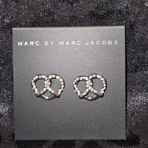 Marc Jacobs Silver Pretzel Earrings